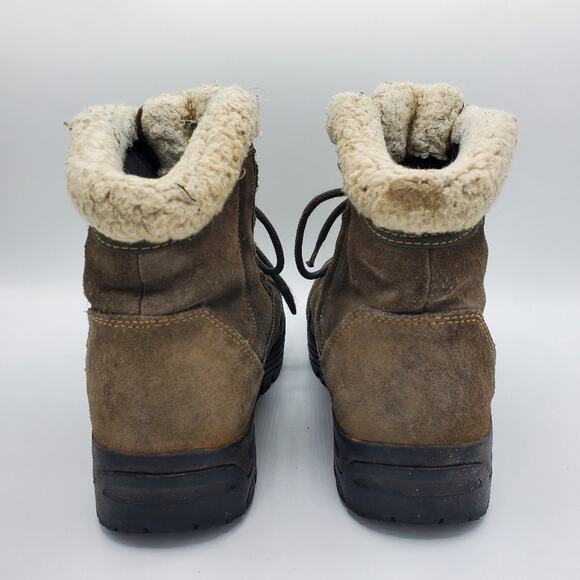 Sorel Waterfall Vintage Low Lace Boot Suede Leather Outdoor Snow Waterproof 6 - Picture 3 of 7